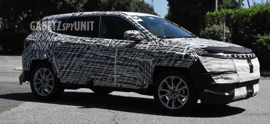 2022 Jeep Compass Spied For First Time With Tablet-Style Infotainment