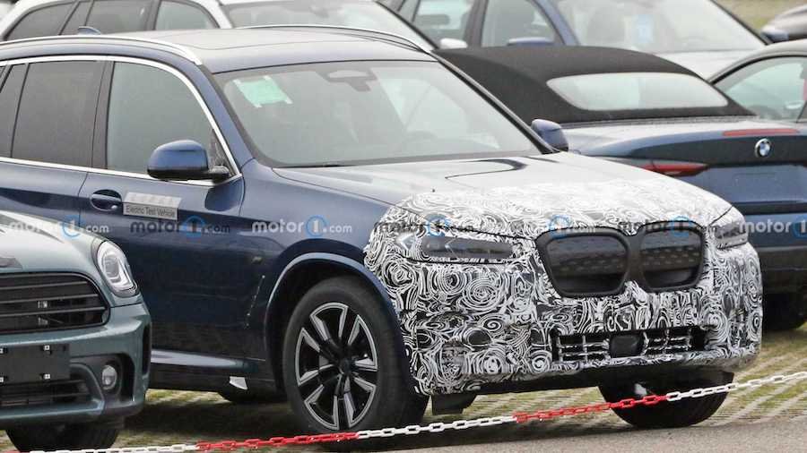 BMW iX3 Spied Already Getting A Facelift