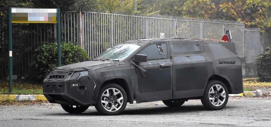 Long-awaited Jeep seven-seater seen disguised in Europe