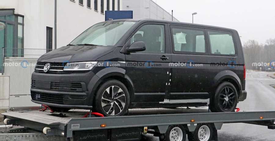 VW ID Buzz Mule Spotted On Trailer