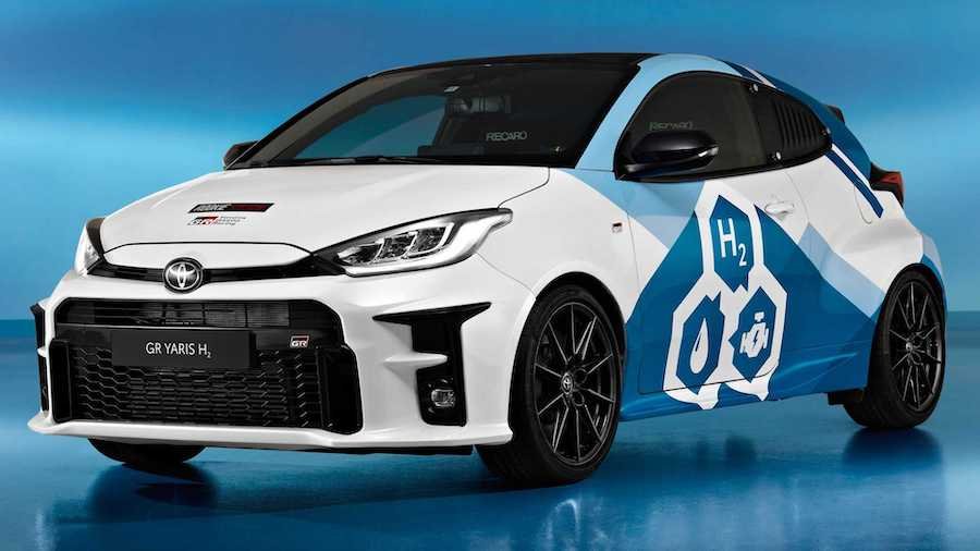 Toyota GR Yaris Prototype Gets Hydrogen-Fueled Combustion Engine